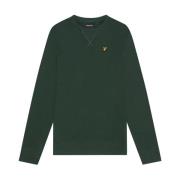 Lyle & Scott Crew Neck Sweatshirt Mid Layers Green, Herr