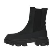 ONLY Svarta elastiska ankelboots Black, Dam