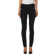 Liu Jo Högmidjade Skinny Rampy Byxor Black, Dam