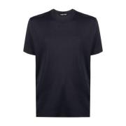 Tom Ford Blå T-shirts & Polos för Män Black, Herr