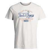 Jack & Jones Blulouie T-shirt White, Herr