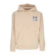 Obey Ögon Ikon Premium Hoodie Fleece Beige, Herr