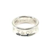 Tiffany & Co. Pre-owned Pre-owned Silver ringar Gray, Dam