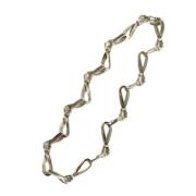 Tiffany & Co. Pre-owned Pre-owned Silver halsband Gray, Dam