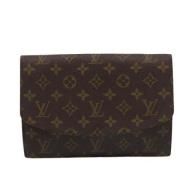 Louis Vuitton Vintage Pre-owned Canvas kuvertvskor Brown, Dam