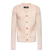 Amiri Cardigan med logotyp Pink, Herr