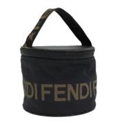 Fendi Vintage Pre-owned Canvas handvskor Brown, Dam