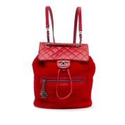 Chanel Vintage Pre-owned Paels axelremsvskor Red, Dam