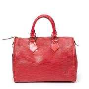 Louis Vuitton Vintage Pre-owned Laeder handvskor Red, Dam