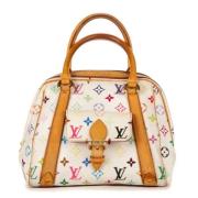 Louis Vuitton Vintage Pre-owned Canvas handvskor White, Dam