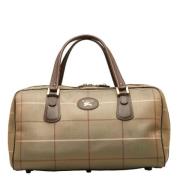 Burberry Vintage Pre-owned Canvas handvskor Brown, Dam