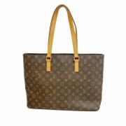 Louis Vuitton Vintage Pre-owned Tyg louis-vuitton-vskor Brown, Dam