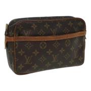 Louis Vuitton Vintage Pre-owned Canvas kuvertvskor Brown, Dam