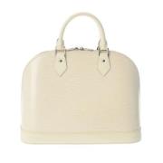 Louis Vuitton Vintage Pre-owned Tyg louis-vuitton-vskor White, Dam