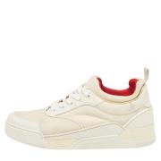 Christian Louboutin Pre-owned Pre-owned Canvas sneakers White, Herr