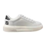 Paciotti Vita lädersneakers med svart logo White, Herr