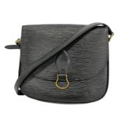 Louis Vuitton Vintage Pre-owned Tyg louis-vuitton-vskor Black, Dam