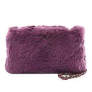 Chanel Vintage Pre-owned Paels axelremsvskor Purple, Dam