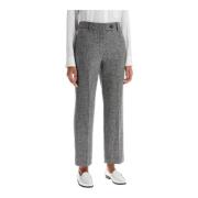 Blazé Milano Bouclébyxor i virgin wool Gray, Dam