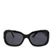 Chanel Vintage Pre-owned Plast solglasgon Black, Dam