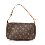 Louis Vuitton Vintage Pre-owned Canvas handvskor Brown, Dam