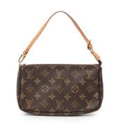 Louis Vuitton Vintage Pre-owned Canvas handvskor Brown, Dam