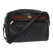 Gucci Vintage Pre-owned Canvas gucci-vskor Black, Dam