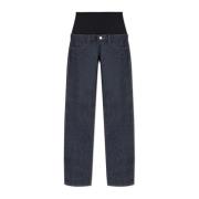 Coperni Jeans med elastisk midja Blue, Dam