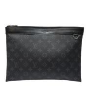 Louis Vuitton Vintage Pre-owned Canvas kuvertvskor Black, Dam