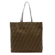 Fendi Vintage Pre-owned Canvas fendi-vskor Brown, Dam