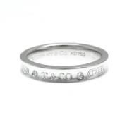 Tiffany & Co. Pre-owned Pre-owned Vitt guld ringar Gray, Dam