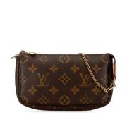 Louis Vuitton Vintage Pre-owned Canvas kuvertvskor Brown, Dam