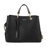 Emporio Armani Stilren Shoppingväska Black, Dam