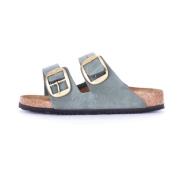 Birkenstock Sliders Blue, Dam