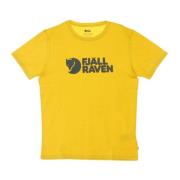 Fjällräven Logo Ockra T-shirt för män Yellow, Herr