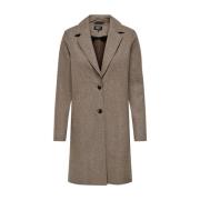 ONLY Bonded Coat Onlcarrie Brown, Dam