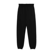 Gcds Svarta Lounge Logo Sweatpants Black, Herr