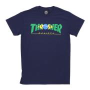 Thrasher Brasilien Navy Tee Herr T-shirt Blue, Herr