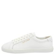 Saint Laurent Laeder sneakers White, Dam