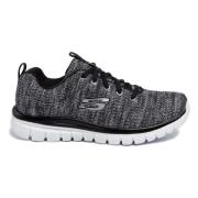 Skechers Sneakers Black, Dam