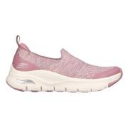 Skechers Arch Fit Quick Start Sneakers Pink, Dam