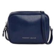 Tommy Jeans Essentiell axelväska Blue, Dam