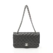 Chanel Vintage Pre-owned Laeder axelremsvskor Black, Dam