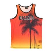 New Era Chicago Bulls All Over Print Tank Multicolor, Dam