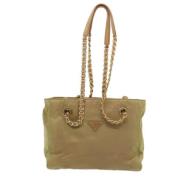 Prada Vintage Pre-owned Tyg prada-vskor Green, Dam