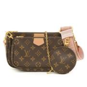 Louis Vuitton Vintage Pre-owned Tyg louis-vuitton-vskor Brown, Dam