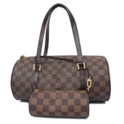 Louis Vuitton Vintage Pre-owned Tyg louis-vuitton-vskor Brown, Dam