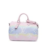 Louis Vuitton Vintage Pre-owned Canvas handvskor Pink, Dam