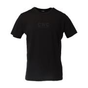 Costume National Svart Tryckt T-shirt - Vår/Sommar Black, Herr