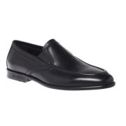 Baldinini Loafers in black leather Black, Herr